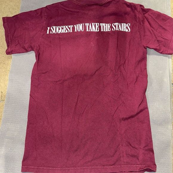 Vintage Disney Tower of Terror T-Shirt Maroon Unisex S Graphic Print - Picture 9 of 9